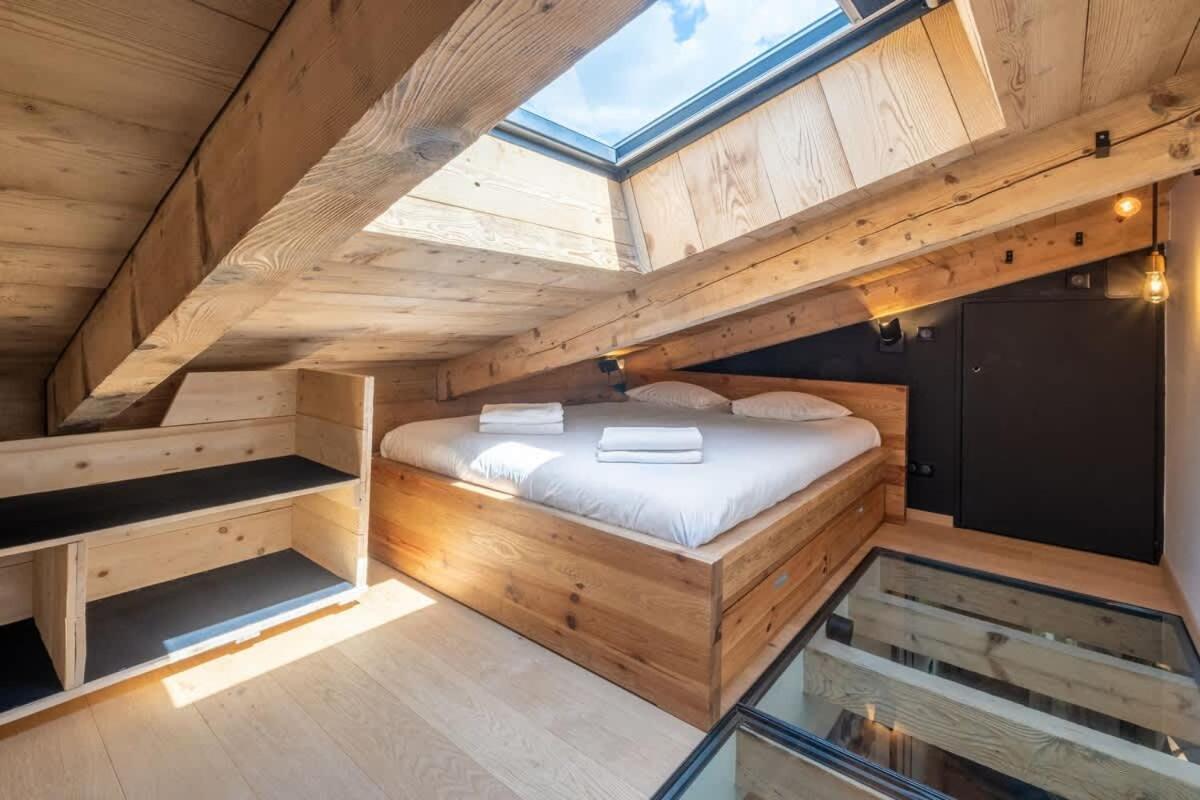 Chalet Racar Pour 4 Personnes, Centre Ville Et Vue Sur La Montagne Chamonix Mont Blanc Exterior foto