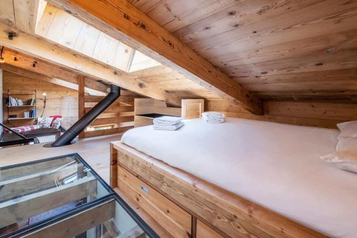 Chalet Racar Pour 4 Personnes, Centre Ville Et Vue Sur La Montagne Chamonix Mont Blanc Exterior foto